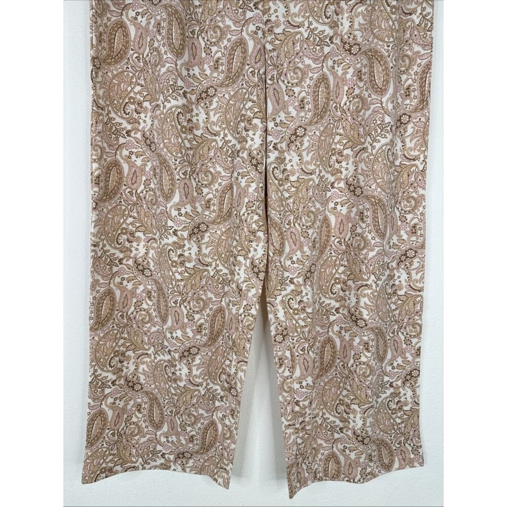 Lacey Chabert Double Drawstring Printed Pants Siz… - image 3